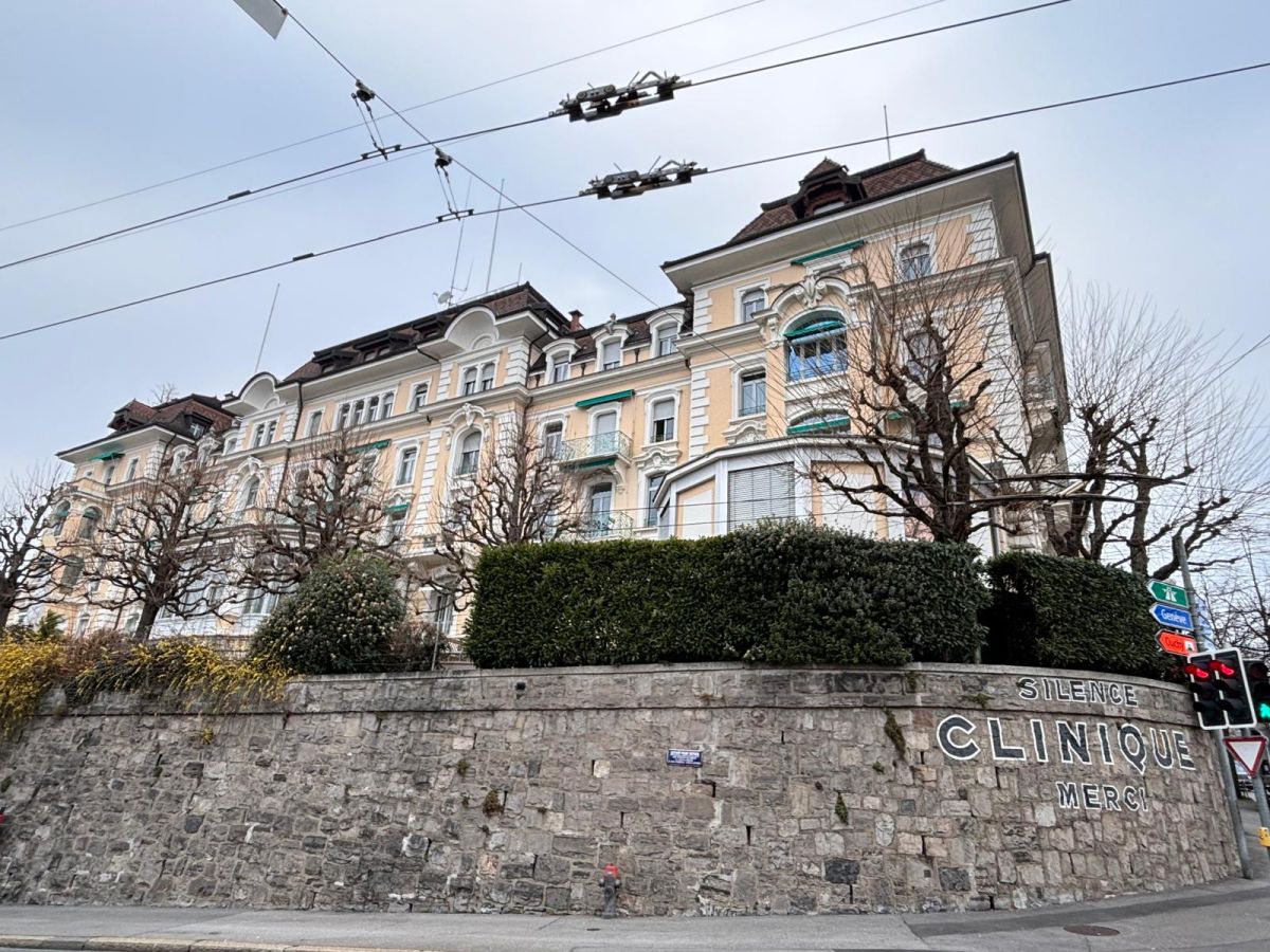 Bâtiment de la Clinique Cecil à Lausanne
